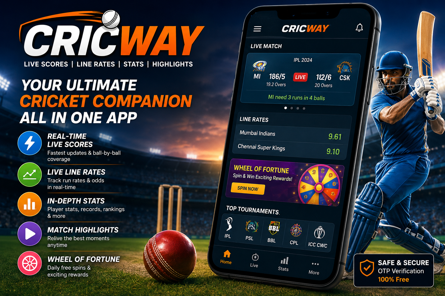 Cricway Login