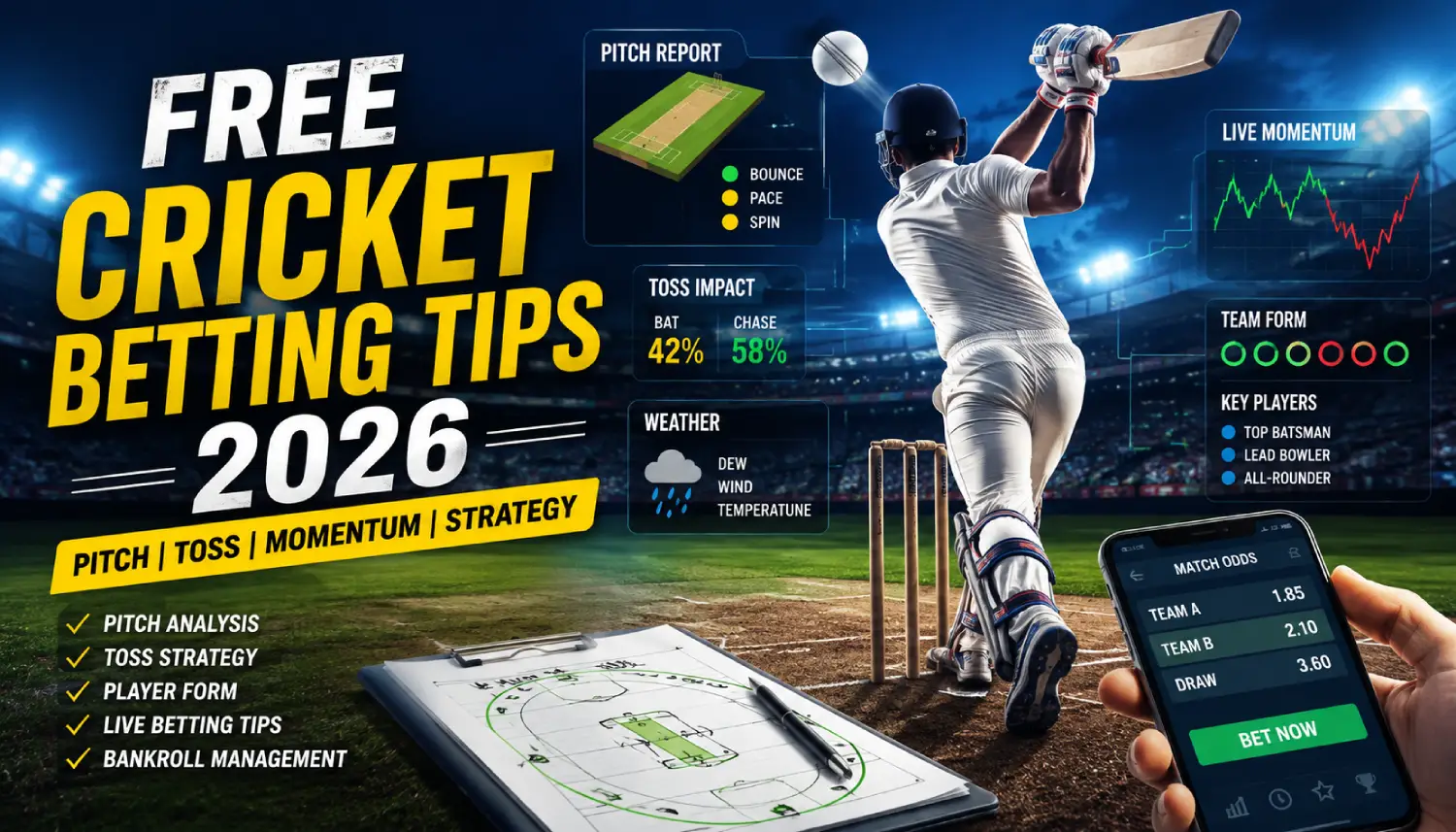 Free Cricket Betting Tips